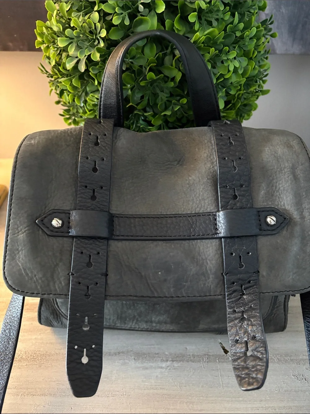 Aimee Kestenberg Lather Saddle Bag